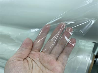 贊晨tpu聚氨酯透明薄膜紡織鞋材皮革貼合專(zhuān)用 tpu卷材厚0.02mm